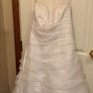 Embellished wedding dress